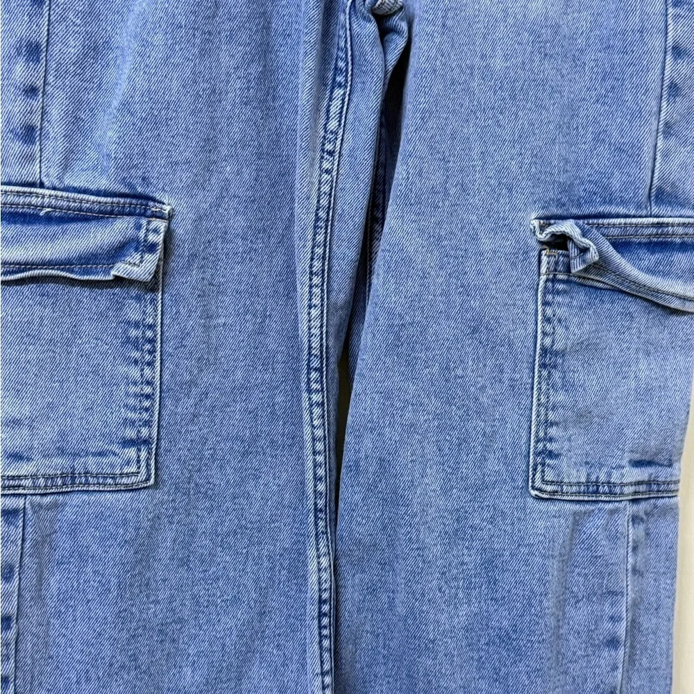 Justice Kids Blue Relaxed Cargo Jeans